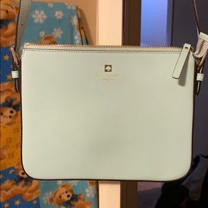 Kate Spade mint blue Cross Body Purse